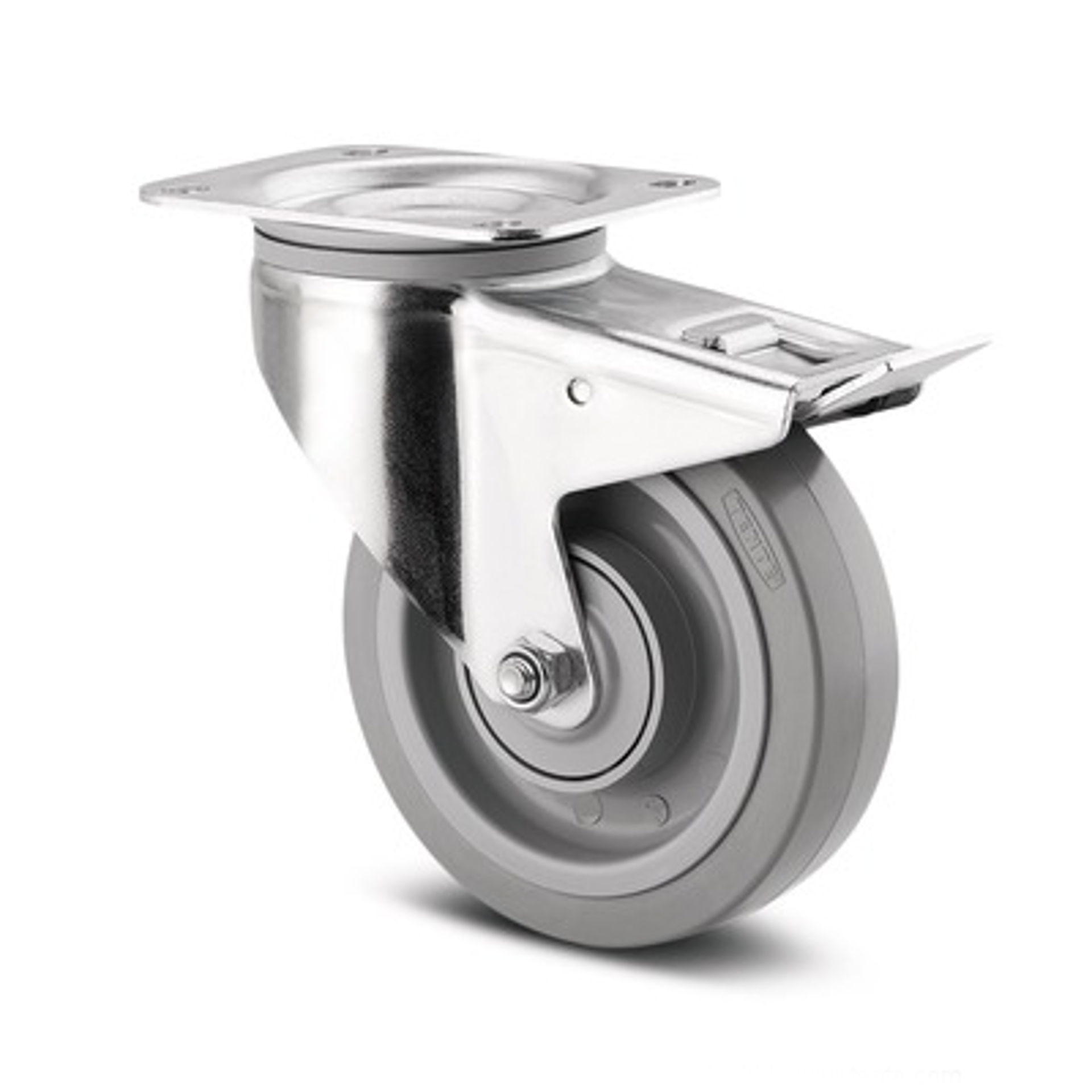 016-0392 Lenkrolle Ø 200 x 46 mm breit mit Totalfeststeller