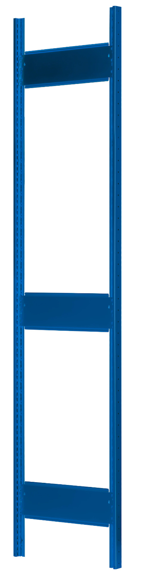Schulte Multiplus-T-Profil-Rahmen, unmontiert, 3 Tiefenriegel, B 50 x T 1000 x H 2500mm, enzianblau, Stecksystem