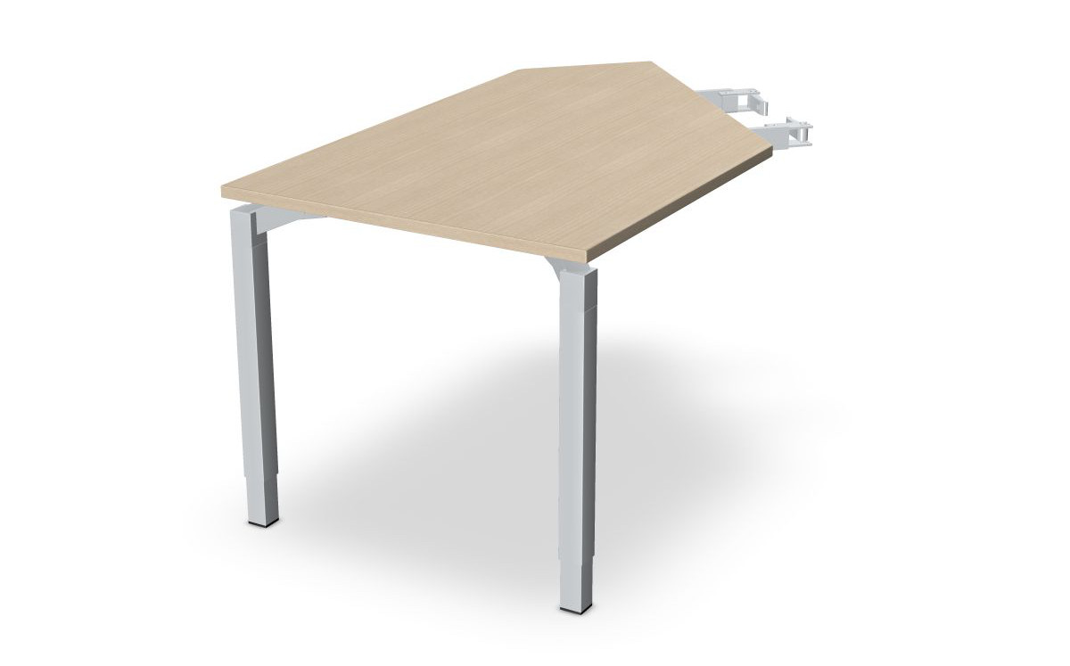 Anbautisch mit 2 Standbeinen Anbau links Serie dataline-QA