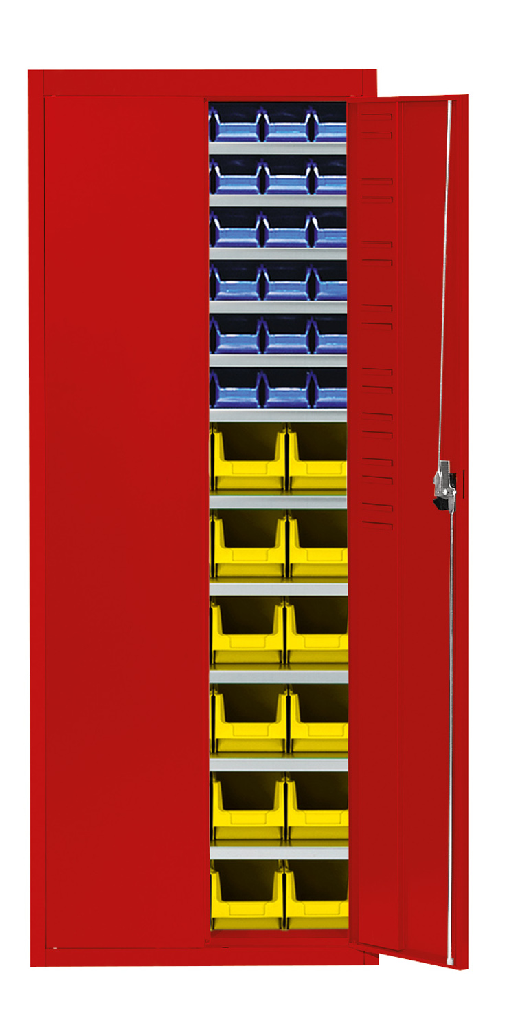 201-0070-00-schrank-mit-sichtlagerkaestenIQOJz0kg3EltO Stahl-Schrank mit Kästen Gr. 4+5