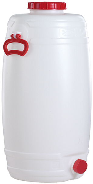 604-0068 Rundfaß für 125 Liter Inhalt, ø486, H843mm