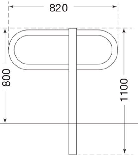 020-0352m CITY-Anlehnbügel "TOUR"