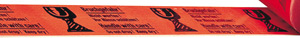 489-0157 VE = 6 Rollen Signal-Klebeband "Bruchgefahr!"