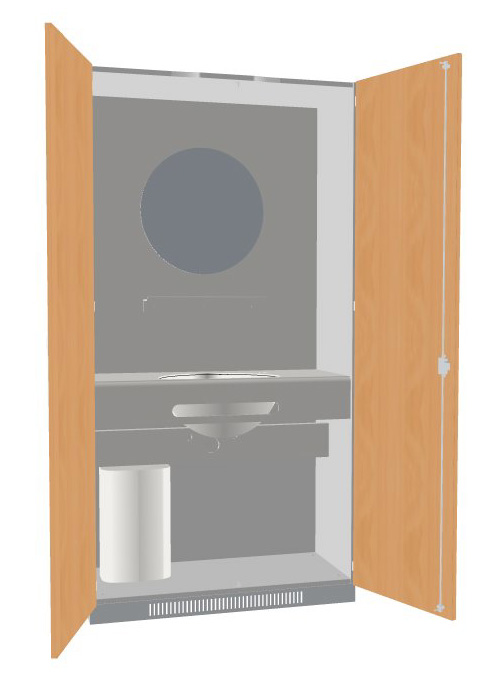 Kombischrank Nasszelle 1000x440x1945mm Serie dataline