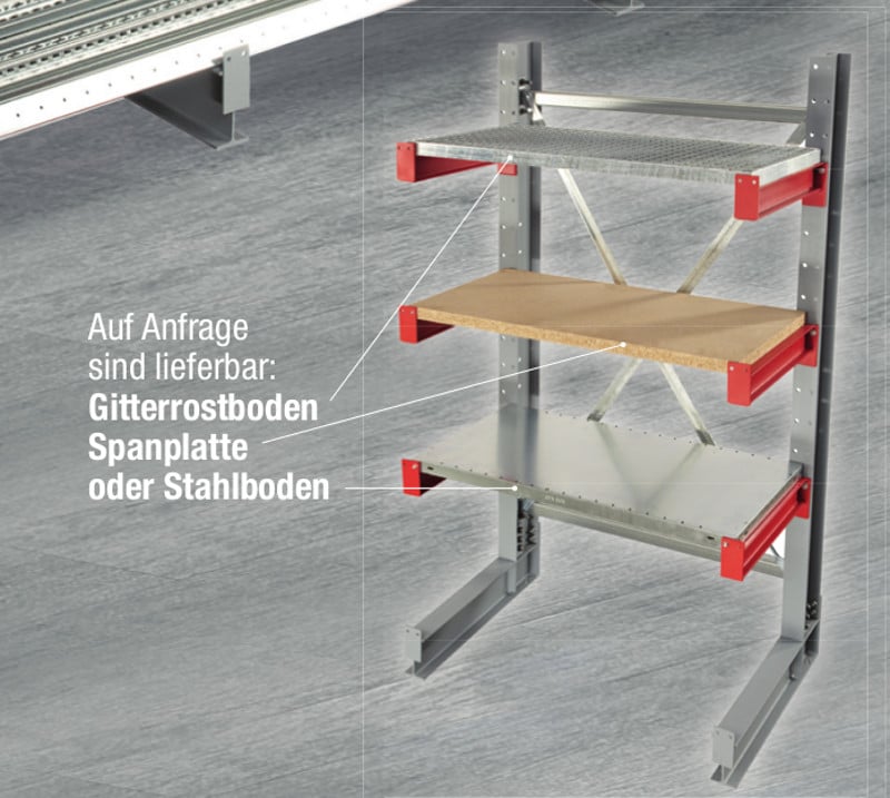 114-4354c5YFKwyDKeTfTK Kragarm-Stahlregal Serie S-KM