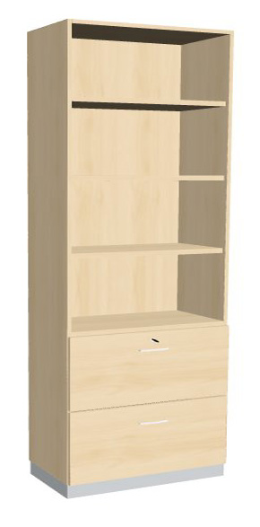 204-0130-78XbNuhkoZ3drvC Kombischrank-17 Breite 1000mm Serie dataline