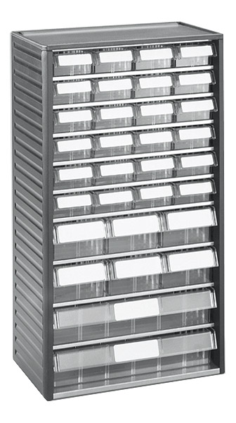 587-0419 Kleinteilemagazin mit Schubladen 24x01, 6x04, 2x06