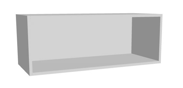 Aufsatz-Schrankregal 1 Ordnerhöhe 1000mm breit Serie dataline