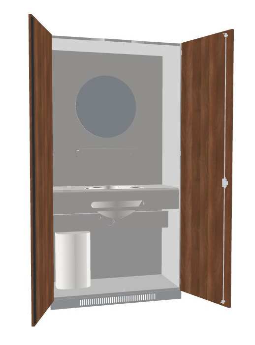 Kombischrank Nasszelle 1000x440x1945mm Serie dataline