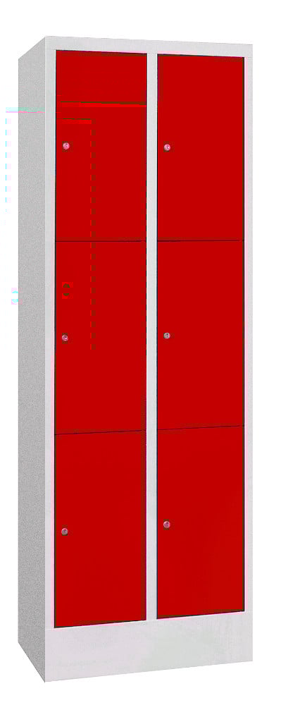 508-0134-3256ab2346b376d Stahl-Schließfachschrank, 6 Fächer