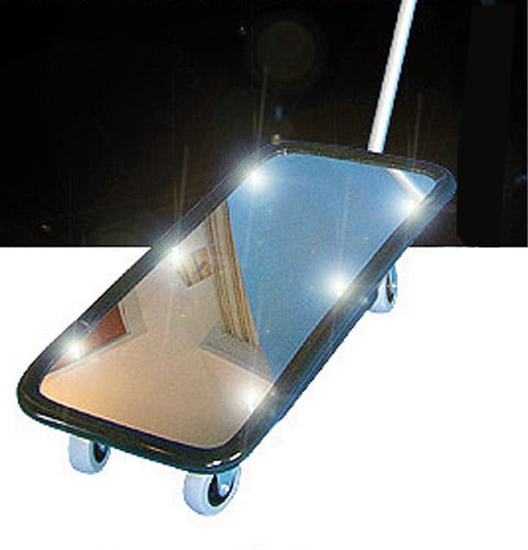 937-0142 Kontollspiegel Typ KSL 1 mit Beleuchtung, Acrylglas, 200 x 400mm