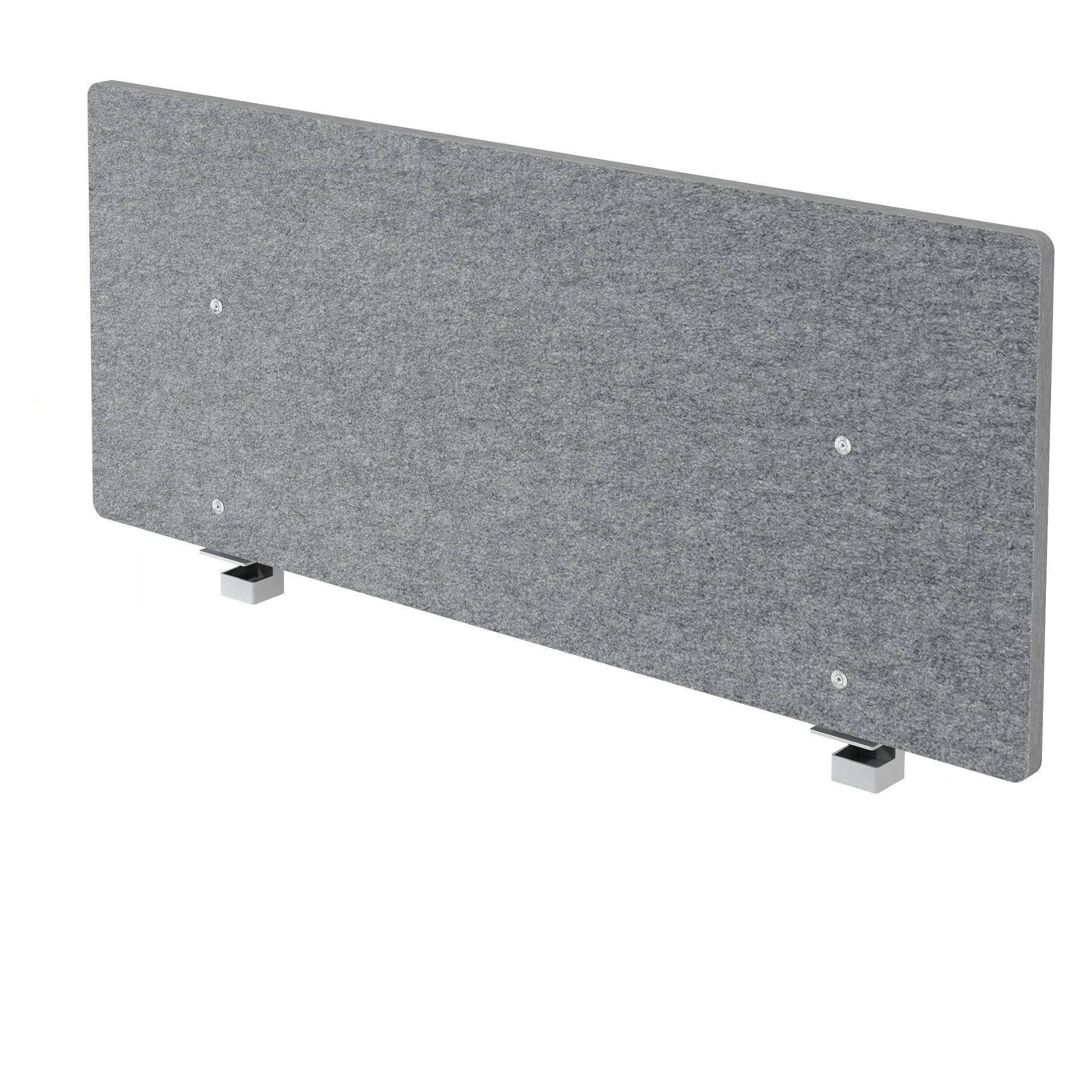 212-0643-00 HAMMERBACHER VARW12/5 - Akustik-Trennwand ohne Rahmen, f.Tischbreite 1200mm, grau-meliert, 1195x25/50x500mm, 6,8 kg