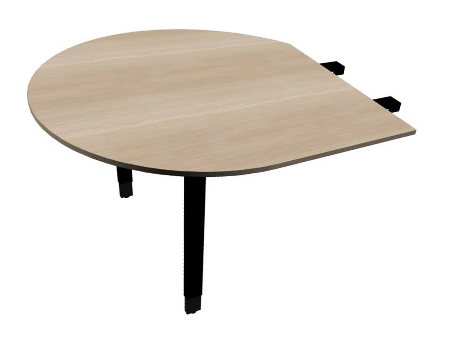 Besprechungsansatz mit 2 Standbeinen Anbau links Serie pensum U