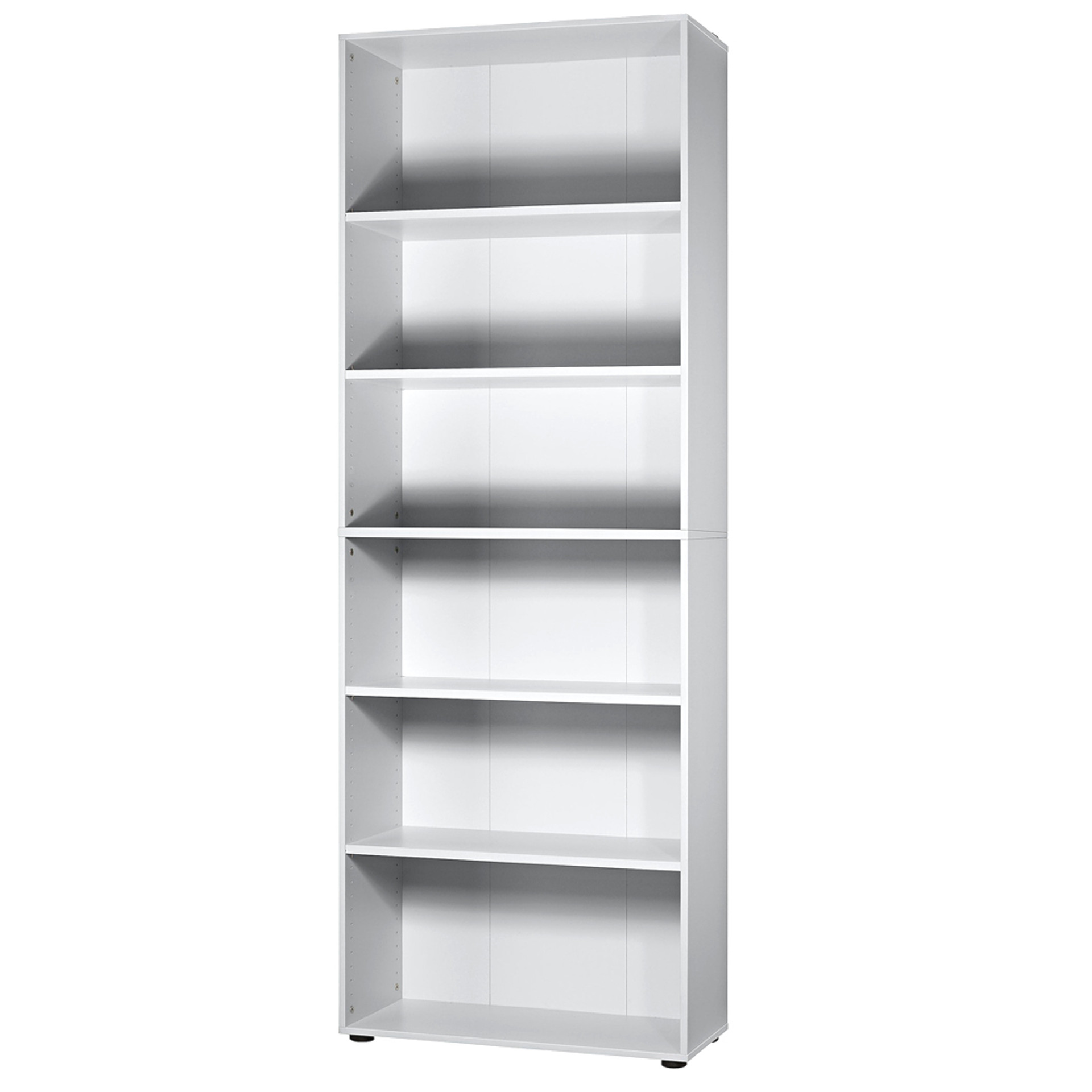 212-0340-10 HAMMERBACHER 2 x V4500/W - Regal 6 OH, Korpus weiß,Regal, 800x330x2268mm, Basic H, 48 kg