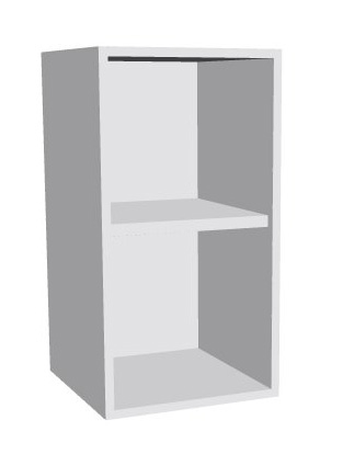 Aufsatz-Schrankregal 2  Ordnerhöhen 400mm breit Serie dataline