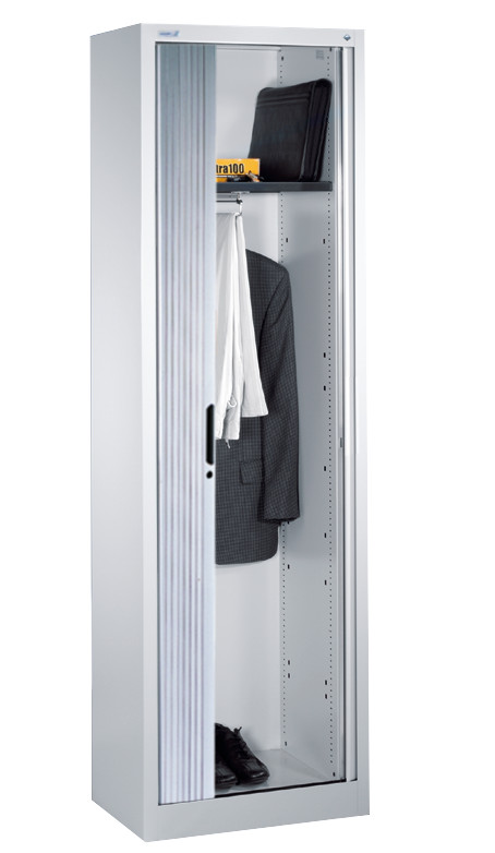 503-0301-316vKtbEJpn6NW1 Rollladenschrank Typ 1980 links mit Kleiderstange + Hutboden