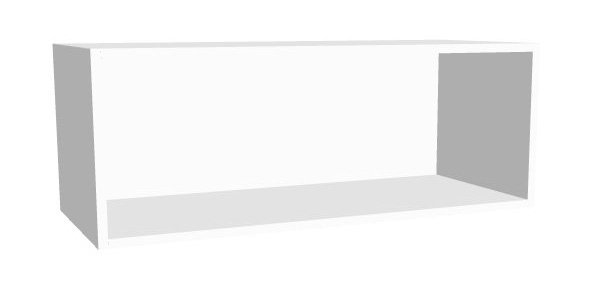 Aufsatz-Schrankregal 1 Ordnerhöhe 1000mm breit Serie dataline
