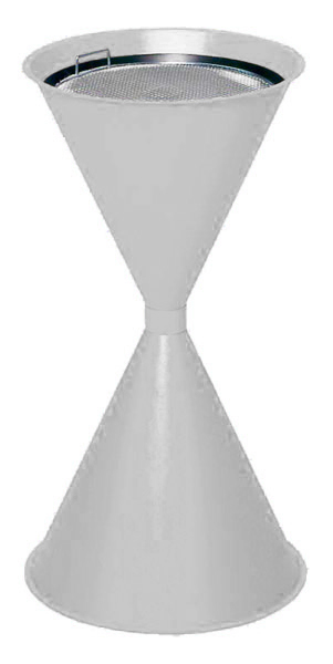 356-0072-1055c0b6d7add26 Standascher, Stahl pulverbeschichtet mit Sieb