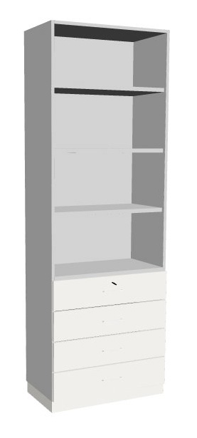 Kombischrank-18 Breite 800mm Serie dataline