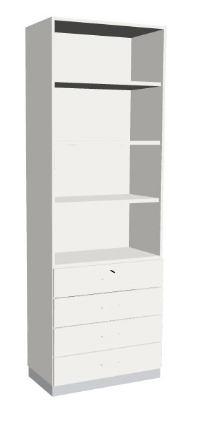 Kombischrank-18 Breite 800mm Serie dataline