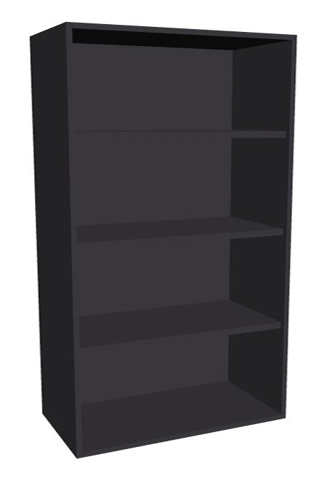 Aufsatz-Schrankregal 4  Ordnerhöhen 1000mm breit Serie dataline