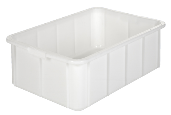 648-0008-10 Muschelgriff-Stapelkasten, Inhalt 50 Liter