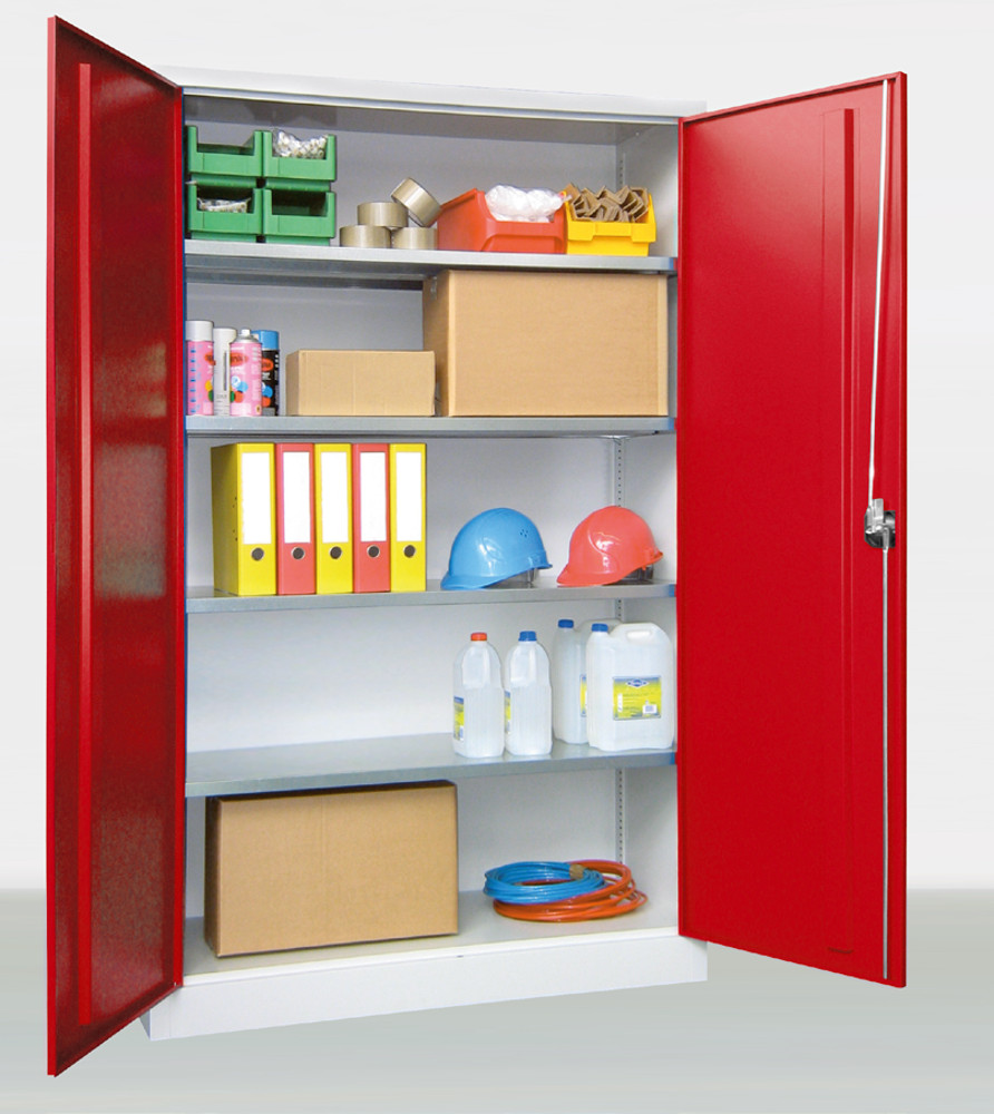 508-0294-3256af1ff9ba00a Großvolumen-Flügeltürenschrank Typ 9, 4 Stahlböden