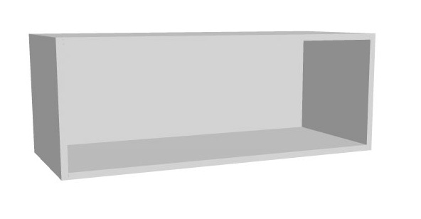 Aufsatz-Schrankregal 1 Ordnerhöhe 1000mm breit Serie dataline