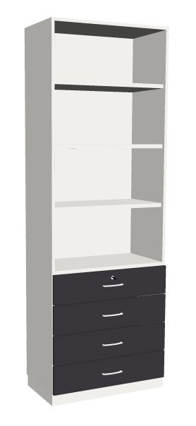 Kombischrank-18 Breite 800mm Serie dataline