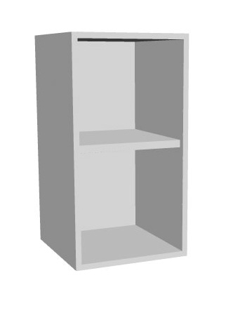 Aufsatz-Schrankregal 2  Ordnerhöhen 400mm breit Serie dataline
