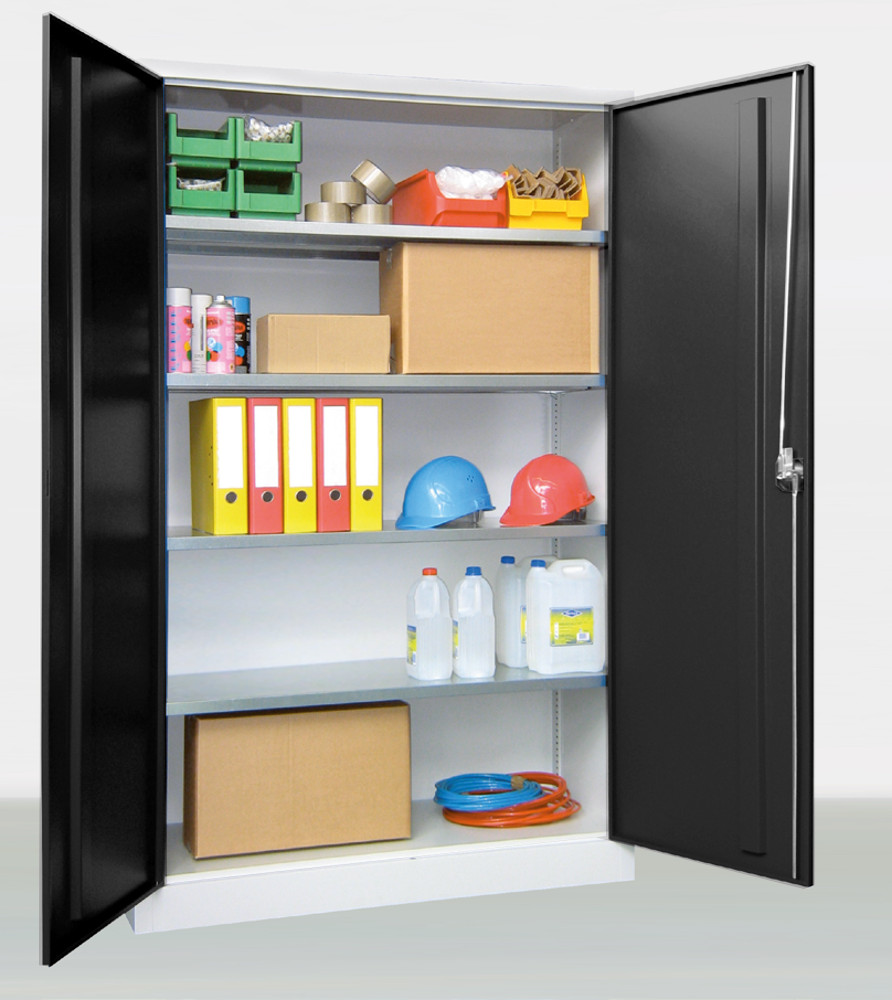 Großvolumen-Flügeltürenschrank Typ 11, 4 Stahlböden
