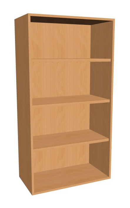 204-0172-76npmYPLFR6HpFd Aufsatz-Schrankregal 4 Ordnerhöhen 800mm breit Serie dataline