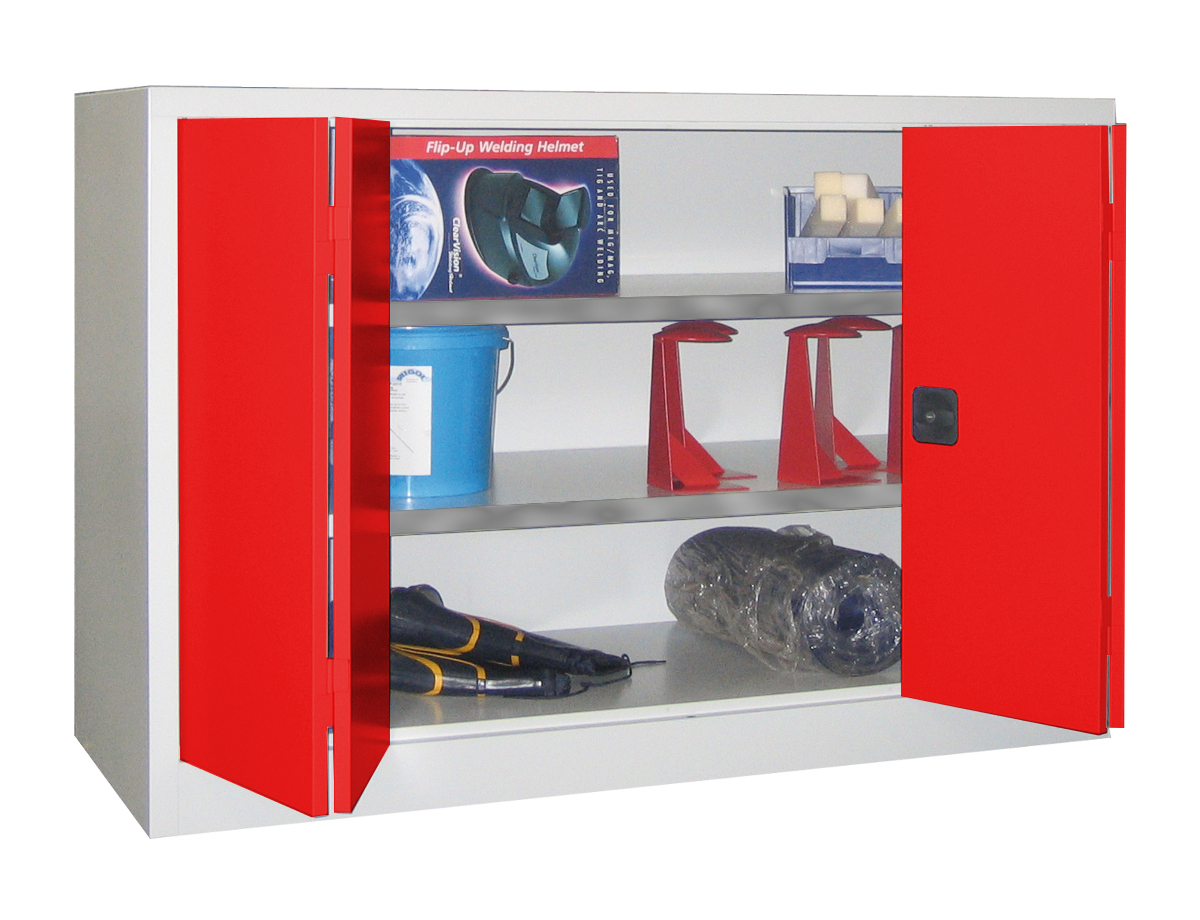 Großvolumen-Falttürenschrank, 2 Böden