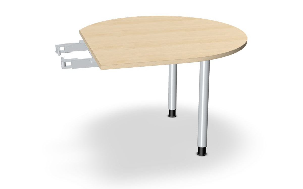 Konferenzansatz mit 2 Rundstandbeinen, rechts, Serie dataline-RR