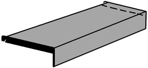 126-0723-33Bq0uMfcIA3VwZ Sockelboden 750x350mm lichtgrau mit Konsolen Serie K 70-BV
