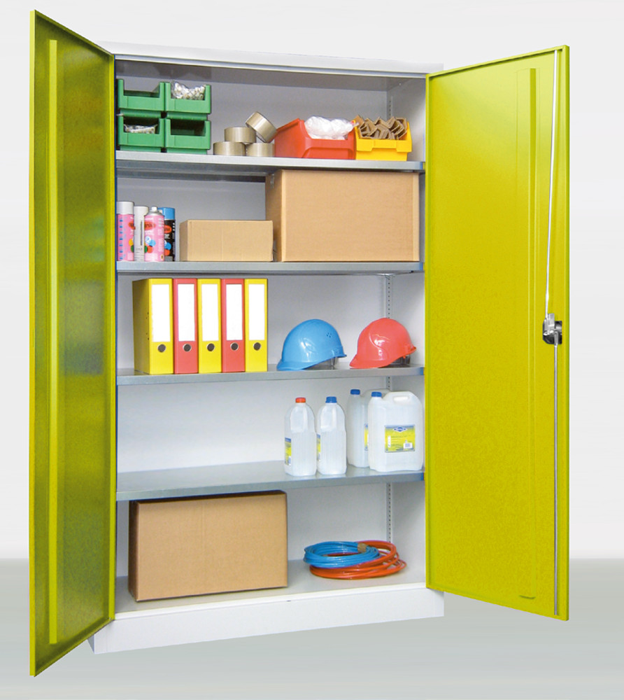 Großvolumen-Flügeltürenschrank Typ 9, 4 Stahlböden
