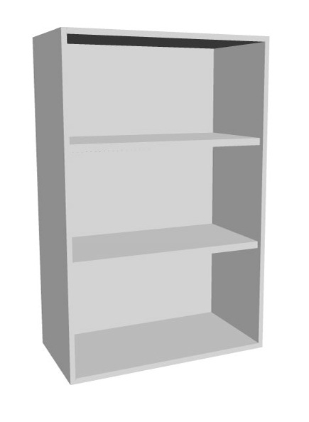 Aufsatz-Schrankregal 3  Ordnerhöhen 600mm breit Serie dataline