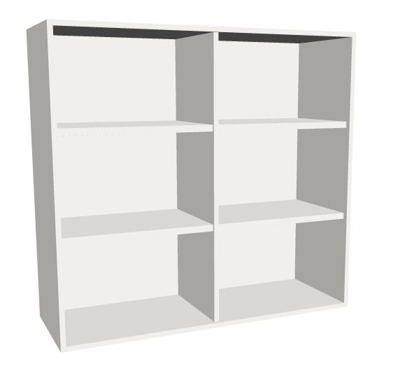 Aufsatz-Schrankregal 3  Ordnerhöhen 1200mm breit Serie dataline