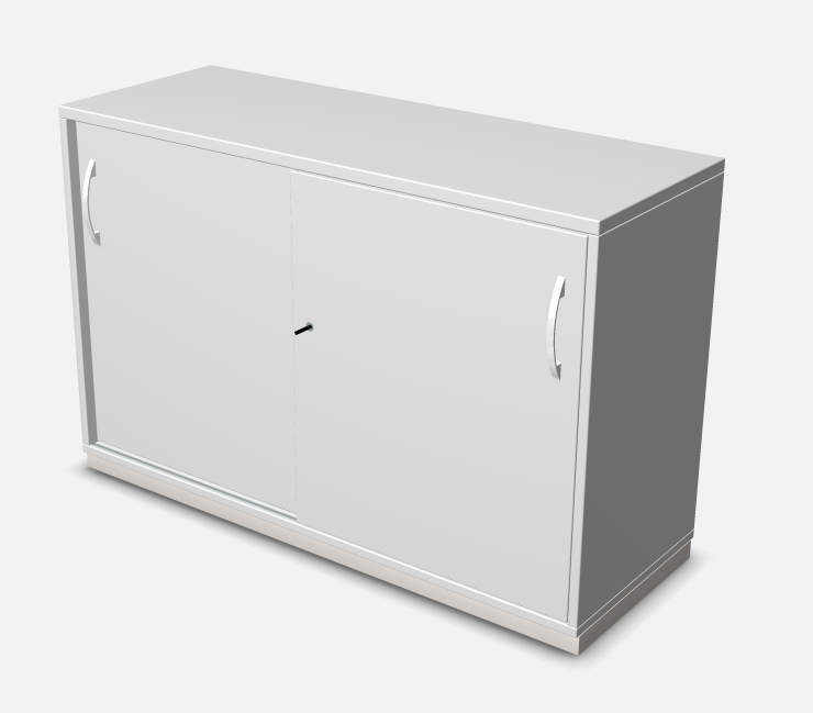 Schiebetürenschrank mit Mittelseite