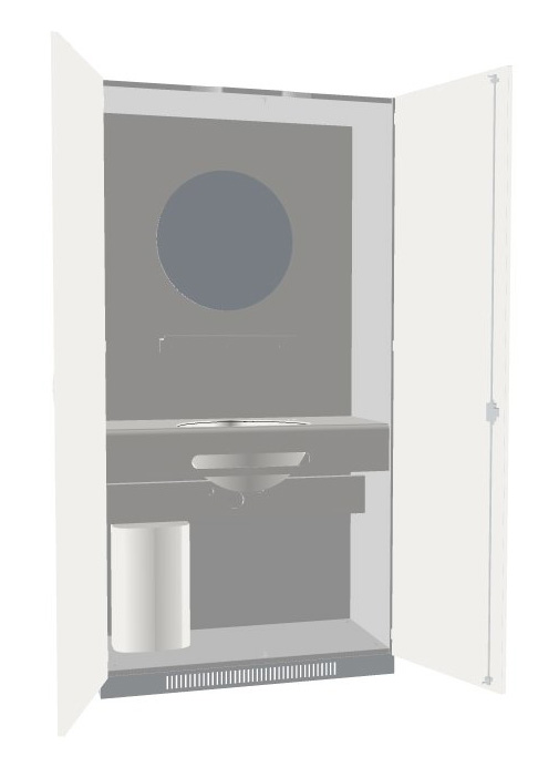 Kombischrank Nasszelle 1000x440x1945mm Serie dataline