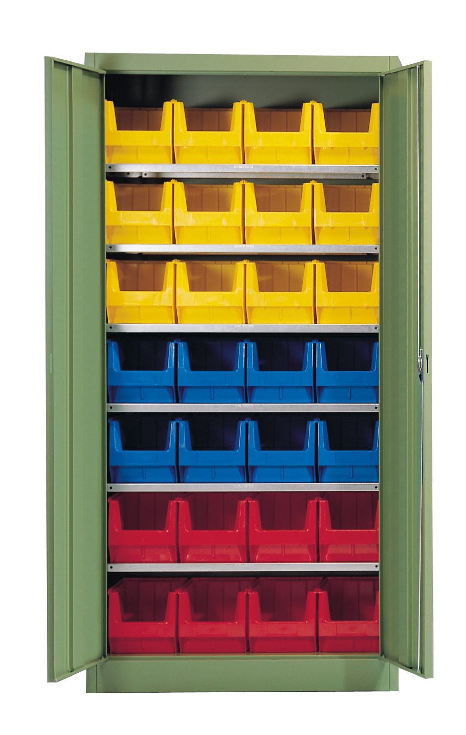 Stahl-Schrank mit Kästen Gr. 3