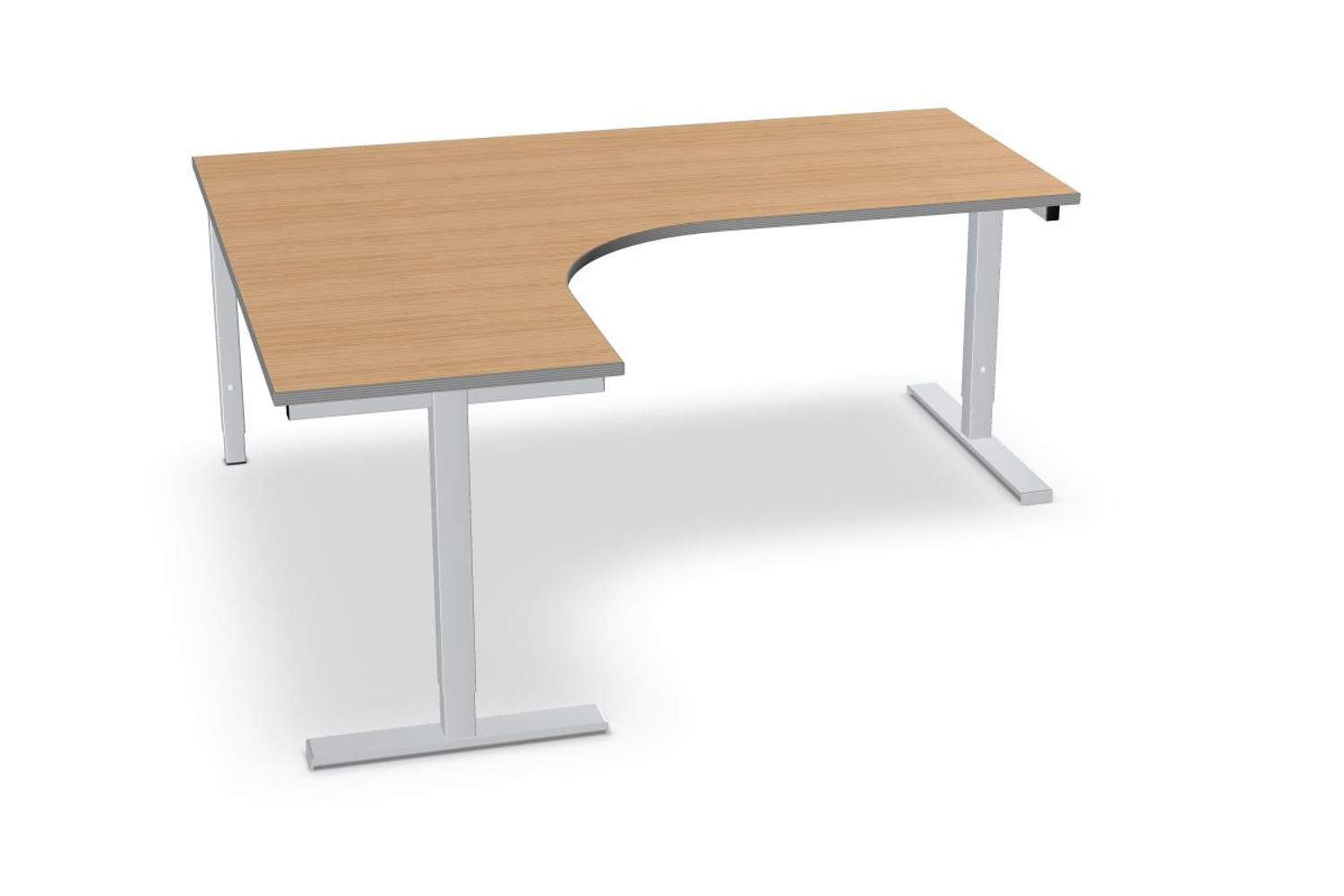 Winkel-Schreibtisch links Serie dataline TS