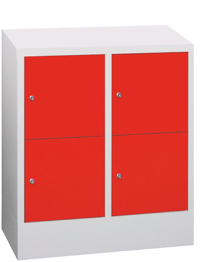 508-0109-3256aa001351102 Stahl-Schließfachschrank 4 Fächer