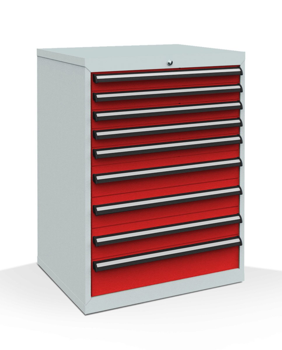 370-0037-3256c463a1c73a1 Schubladenschrank Typ 16, 9 Schubladen, Serie 575
