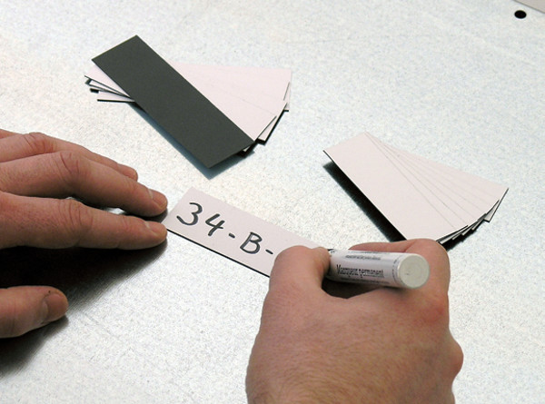 114-4197udcBoeoy978yO Rolle Magnetschilder für Regale S25/40