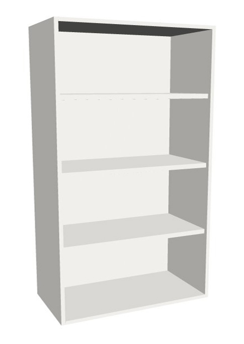 Aufsatz-Schrankregal 4  Ordnerhöhen 1000mm breit Serie dataline