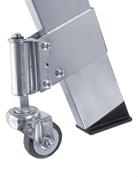 717-0019 Satz = 4 Lenkrollen für klappbare Sicherheitstreppe