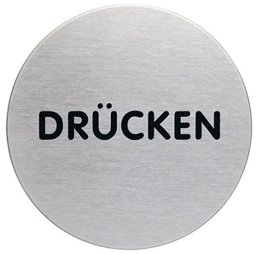 291-0115xP8mXjcqhSdcC Piktogramm ø 65mm Typ 00 DRÜCKEN