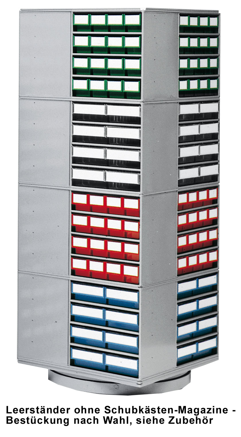 587-0509 Leerdrehständer für 400mm tiefe Schubkästen-Magazine
