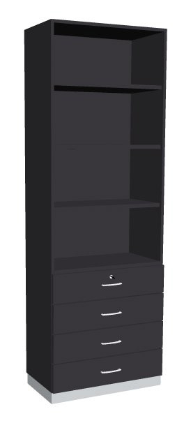 Kombischrank-18 Breite 800mm Serie dataline